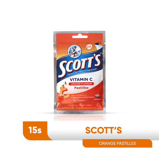 Scott's Pastilles Kids Vitamin C Orange Pastilles - 15s - Southstar Drug