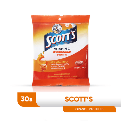 Scott's Pastilles Kids Vitamin C Orange Pastilles - 30s - Southstar Drug