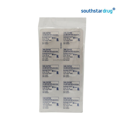 Rx: Normetec 5mg / 40mg Tablet