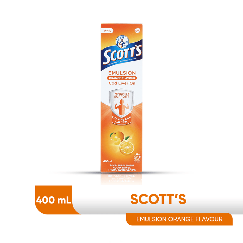 Scott's Emulsion Orange Vitamins for Kids 400ml