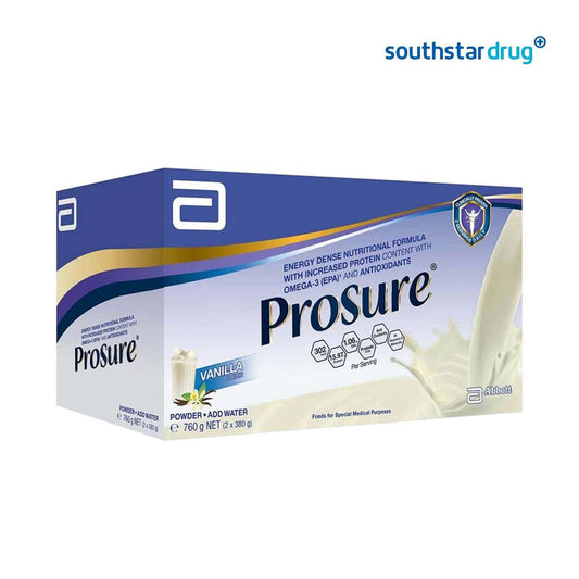 Prosure Energy Dense Nutritional Formula Vanilla 760g - Southstar Drug