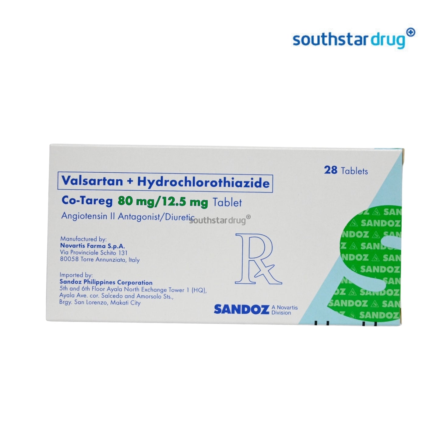Rx: Co Tareg 80mg / 12.5mg Tablet