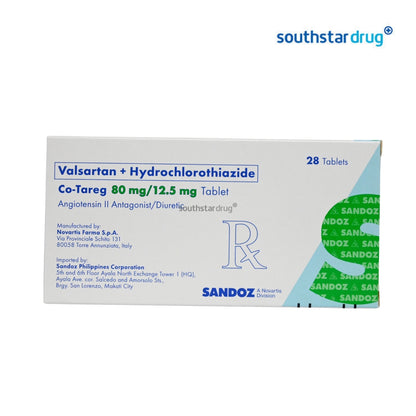 Rx: Co Tareg 80mg / 12.5mg Tablet