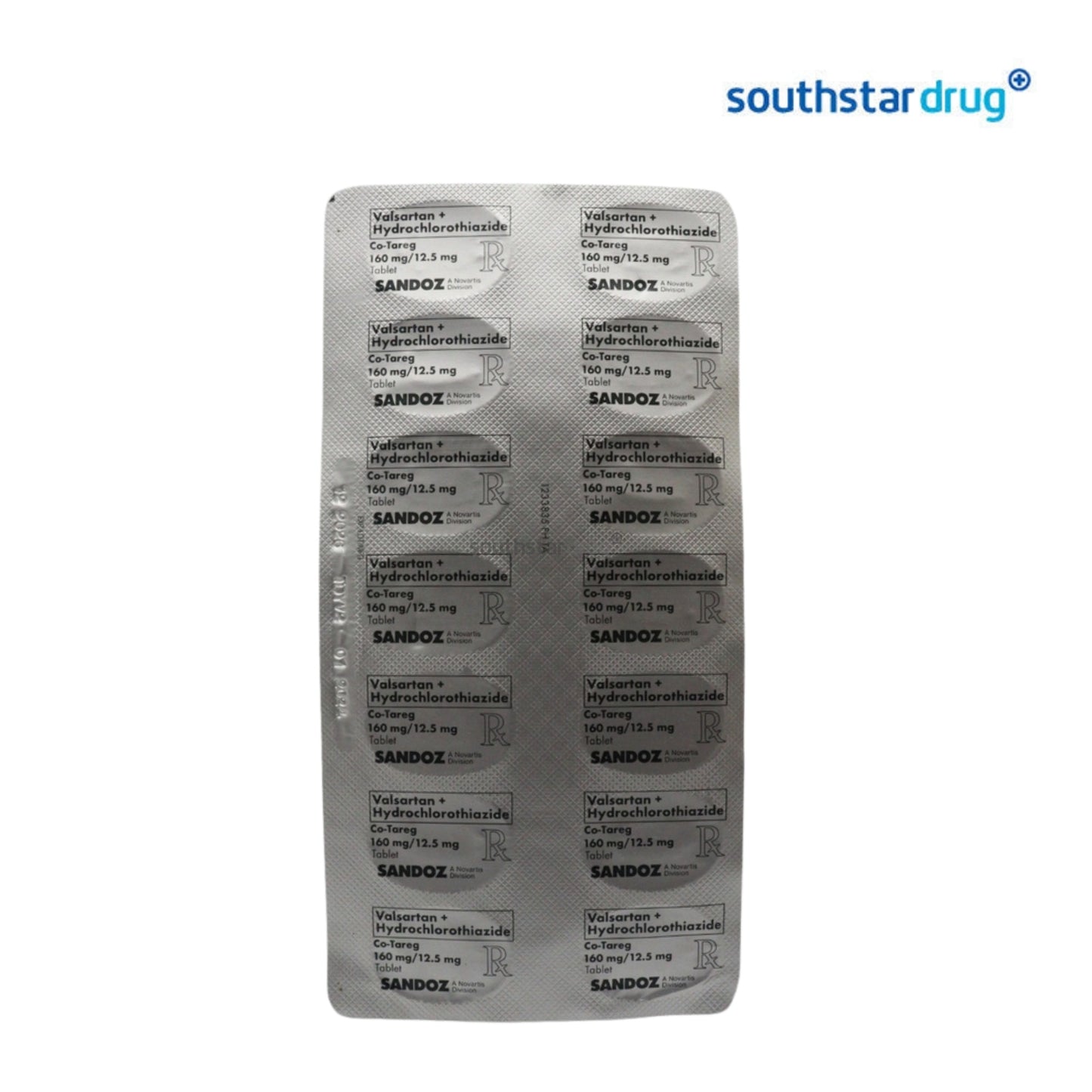 Rx: Co Tareg 160mg / 12.5mg Tablet