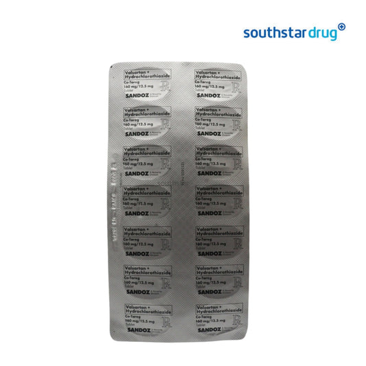 Rx: Co Tareg 160mg / 12.5mg Tablet