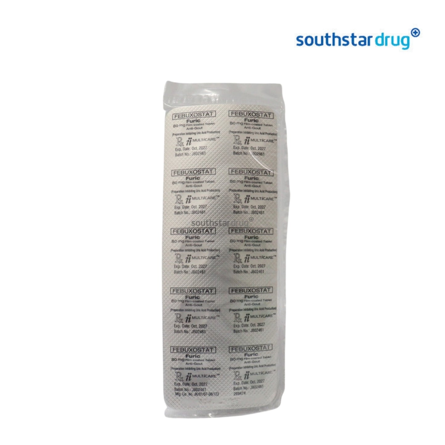 Rx: Furic 80mg Tablet