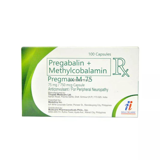 Rx: Pregmax M 75 75mg / 750mcg Capsule