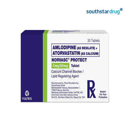 Rx: Norvasc Protect 5mg / 20mg Tablet