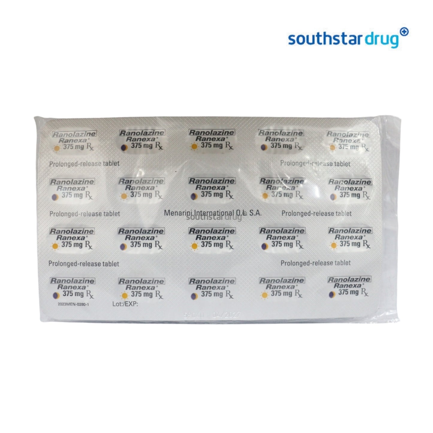 Rx: Ranexa 375mg Tablet