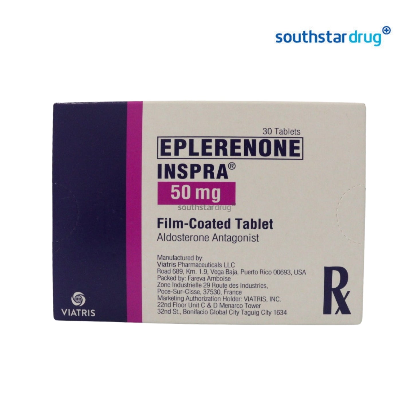 Rx: Inspra 50mg Tablet