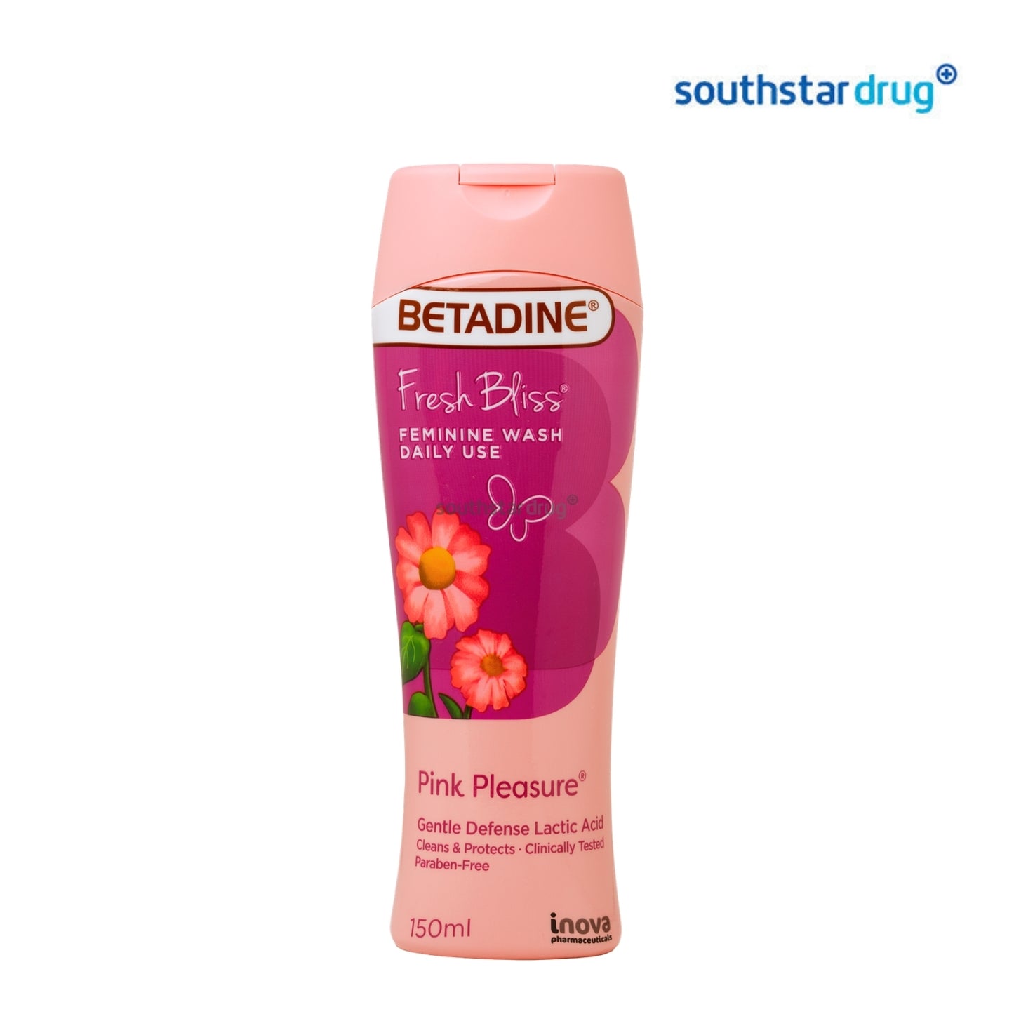 Betadine Fresh Bliss Pink 150ml Feminine Wash