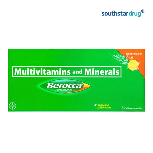 Berocca Orange Energy Vitamins Effervescent Tablets - 30s