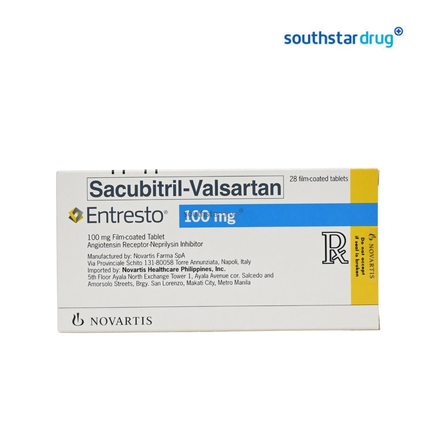 Rx: Entresto 100mg Tablet