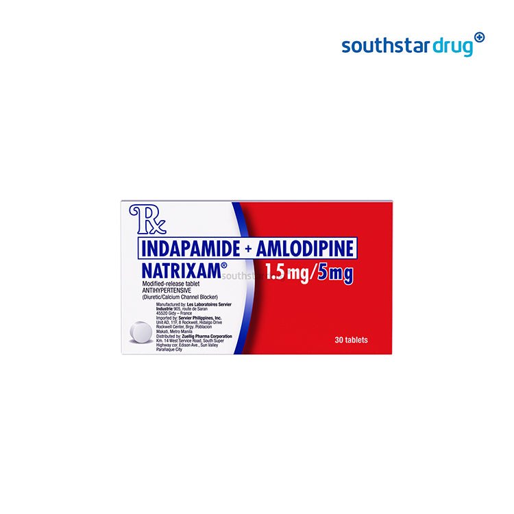 Rx: Natrixam 1.5mg / 5mg Tablet