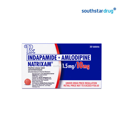 Rx: Natrixam 1.5mg / 10mg Tablet