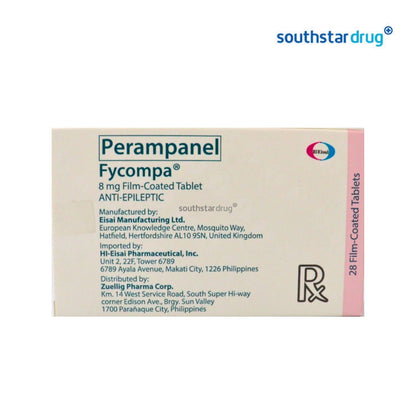 Rx: Fycompa 8mg Tablet