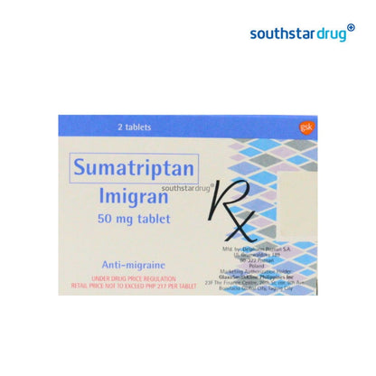 Rx: Imigran 50mg Tablet