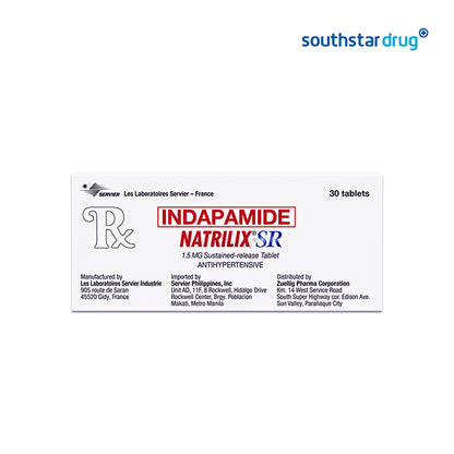 Rx: Natrilix SR 1.5mg Tablet