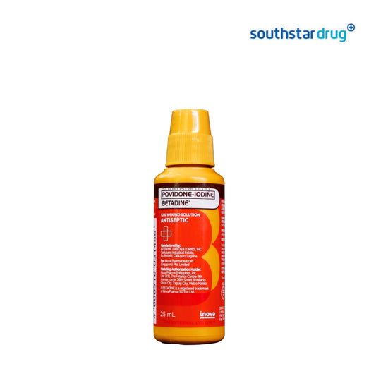 Betadine 10% 25ml Antiseptic Solution