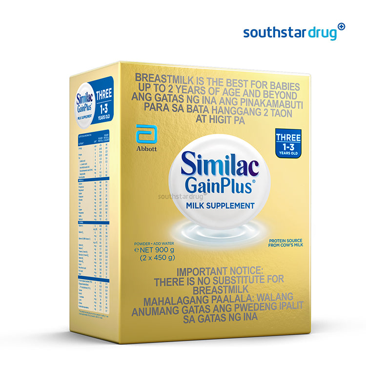 Similac GainPlus HMO 1 to 3 Years 900g Box