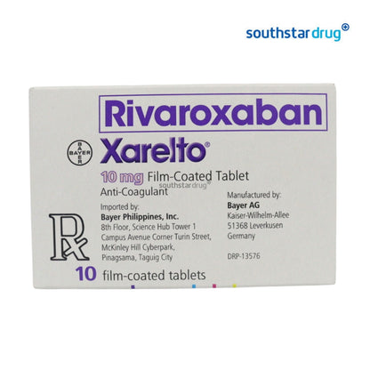 Rx: Xarelto 10mg Tablet
