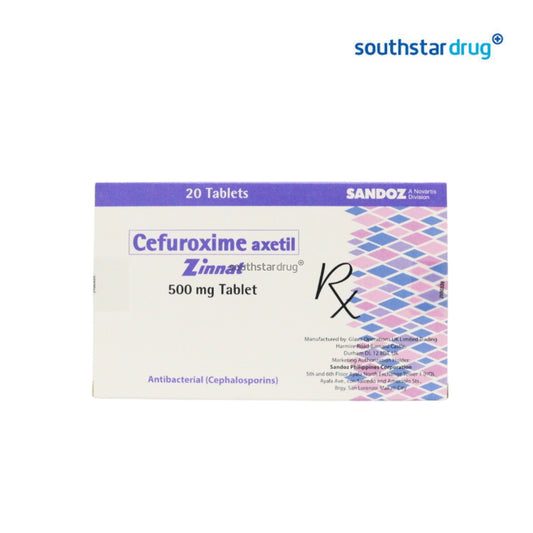 Rx: Zinnat 500mg Tablet