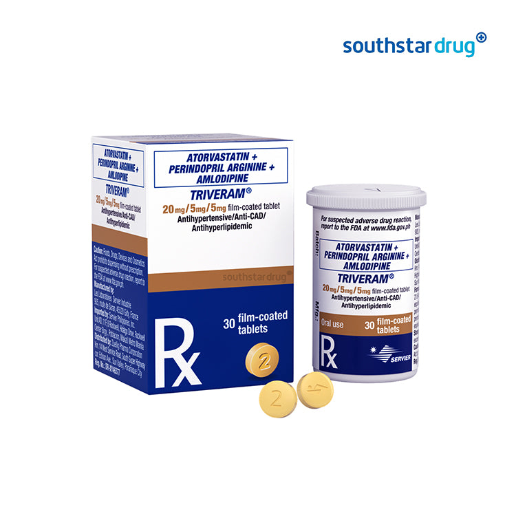 Rx: Triveram 20mg / 5mg / 5mg Tablet