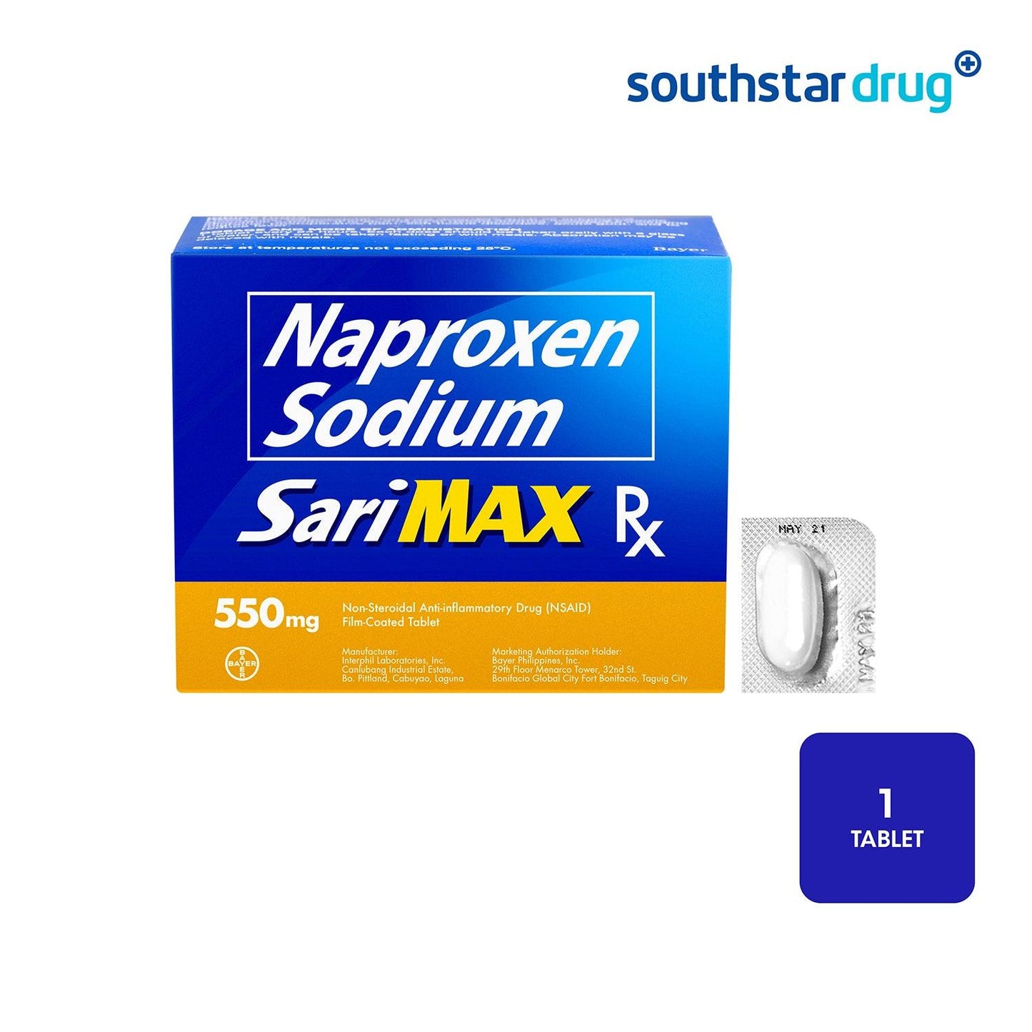 Rx: Sarimax 550mg Tablet - Southstar Drug