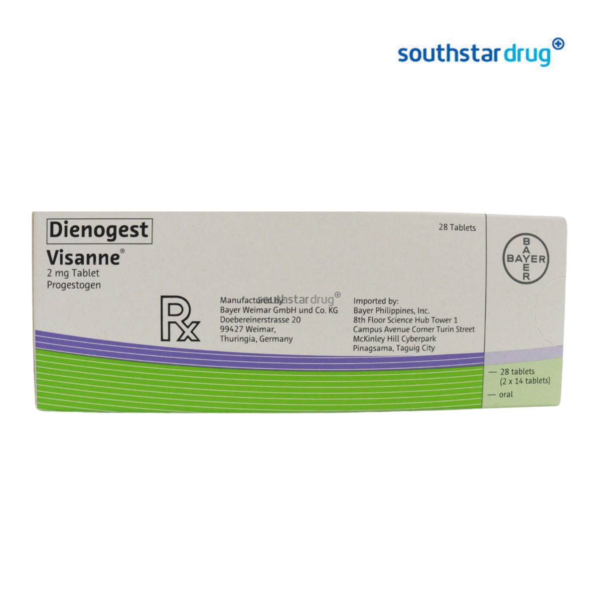Rx: Visanne 2mg Tablet