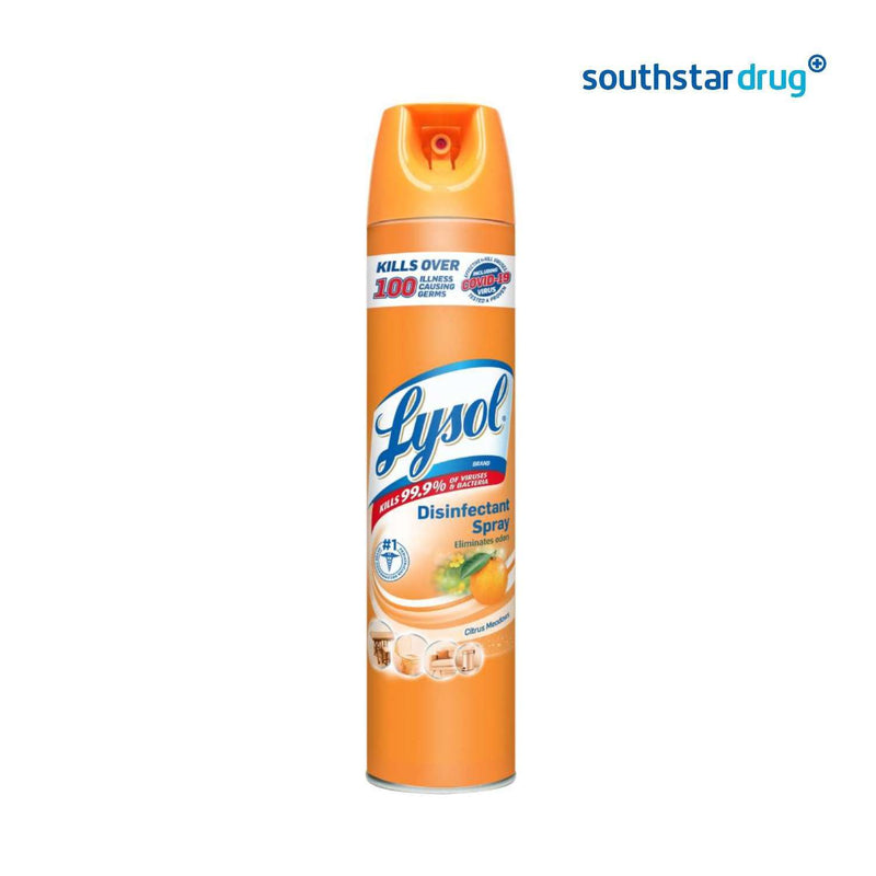 Lysol Citrus Meadows Scent Disinfectant Spray 510 g