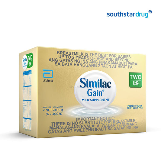 Similac Gain HMO 6 to 12 Months Box