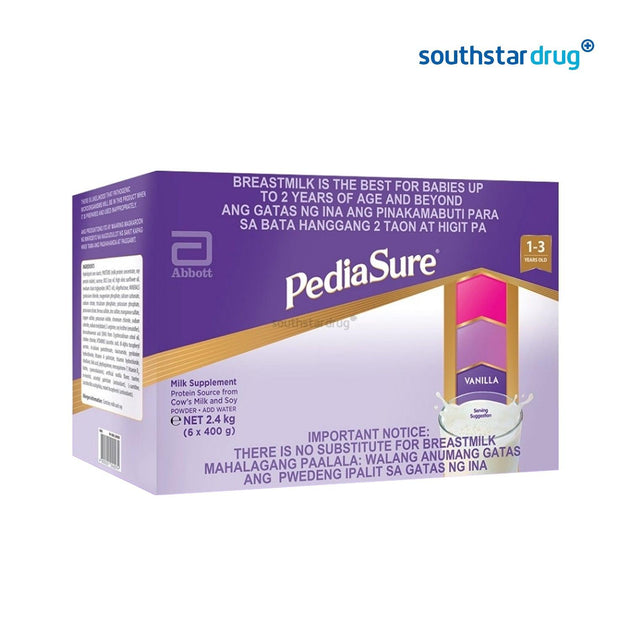 Buy Pediasure 1 to 3 Vanilla 2.4kg Box Online | Southstar Drug