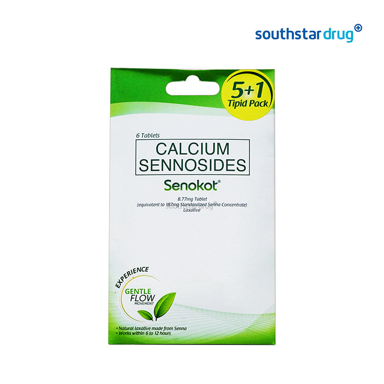 Senokot Tablet 8.77mg Tablet 5+1 Tipid Pack