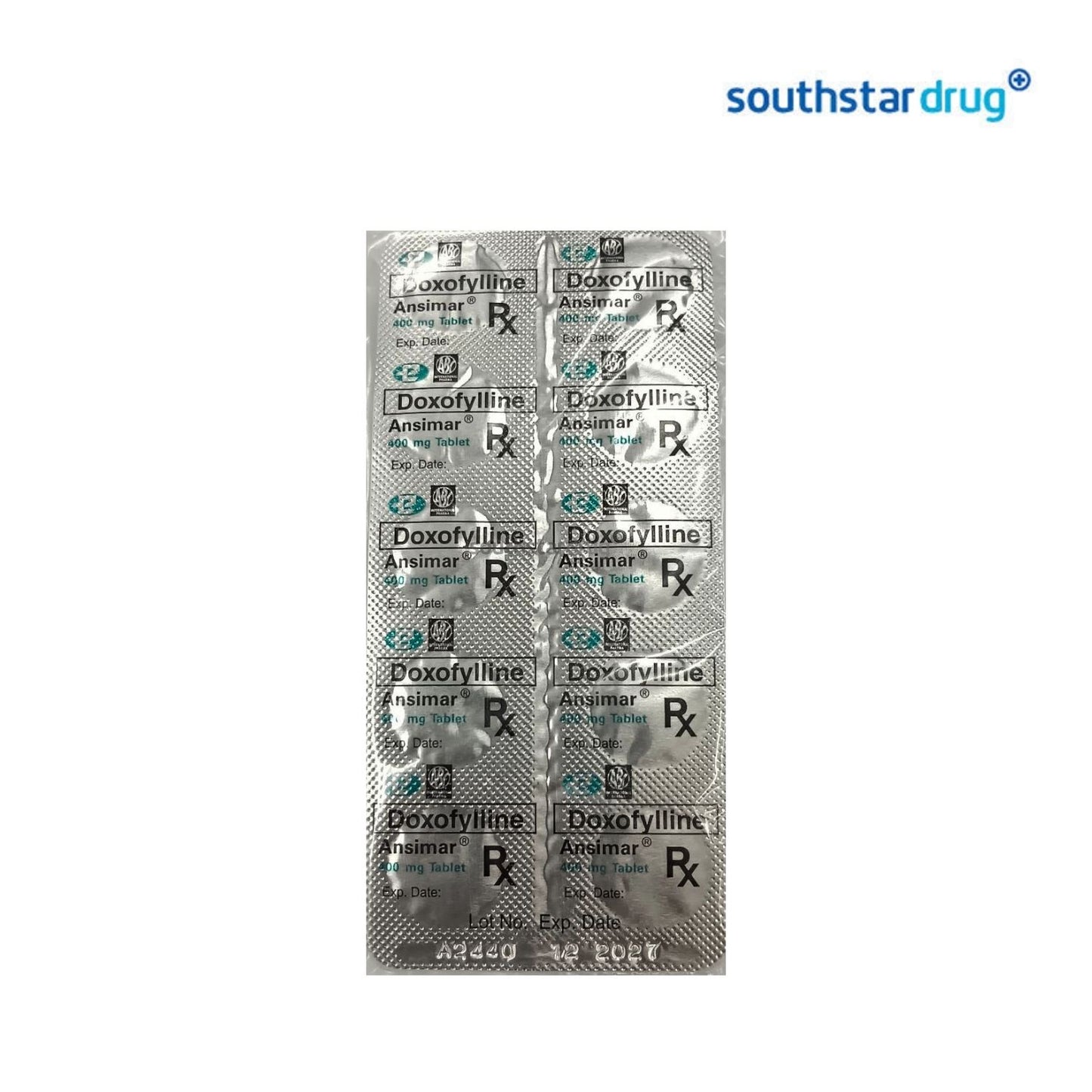 Rx: Ansimar 400mg Tablet