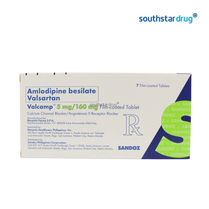 Rx: Valcamp 5mg / 160mg Tablet