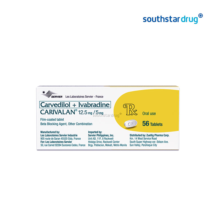 Rx: Carivalan 12.5mg / 5mg Tablet