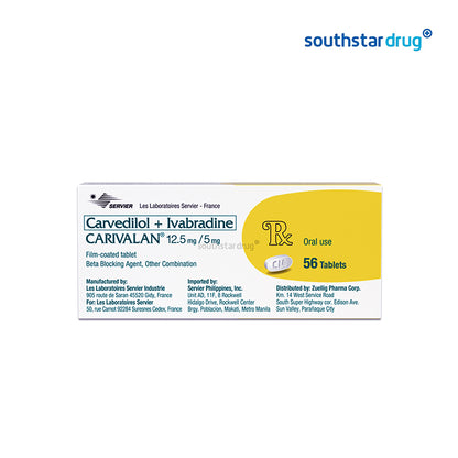 Rx: Carivalan 12.5mg / 5mg Tablet