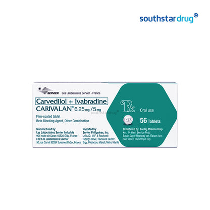 Rx: Carivalan 6.25mg / 5mg Tablet