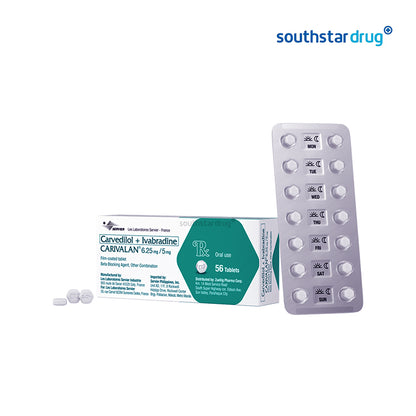 Rx: Carivalan 6.25mg / 5mg Tablet