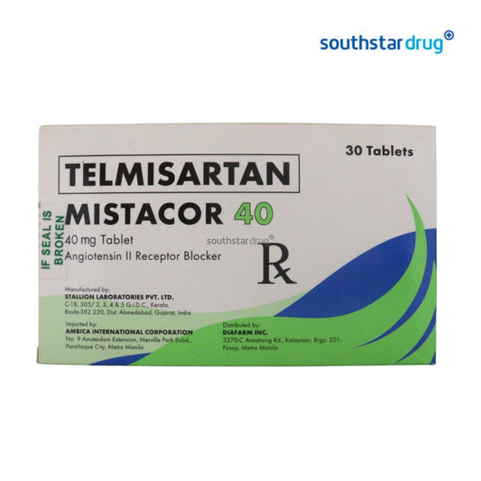 Rx: Mistacor 40mg Tablet