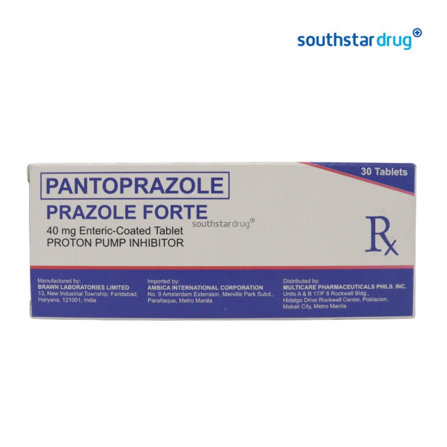 Rx: Prazole Forte 40mg Tablet