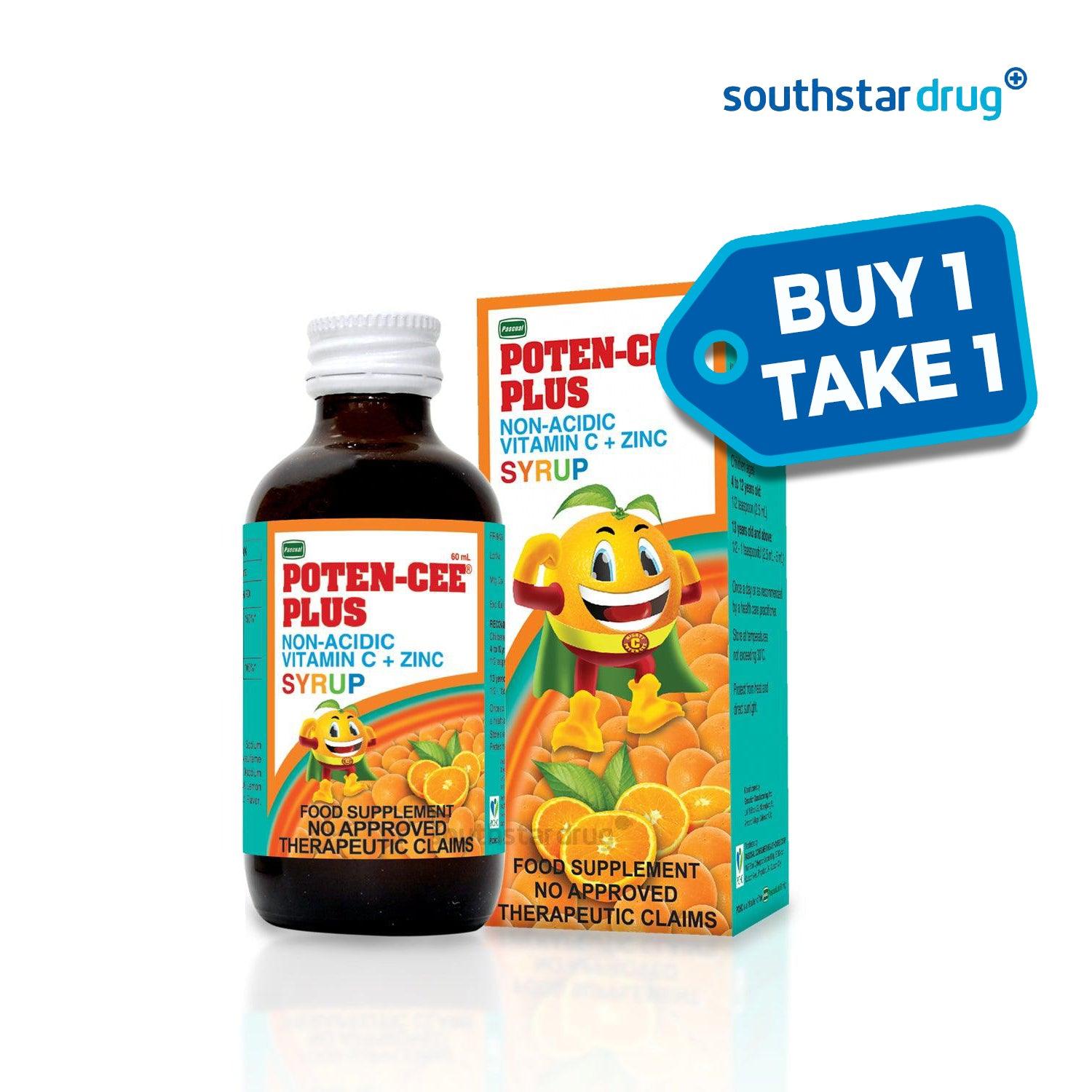 Potencee Plus 60ml Syrup Buy 1 Take 1 - Southstar Drug