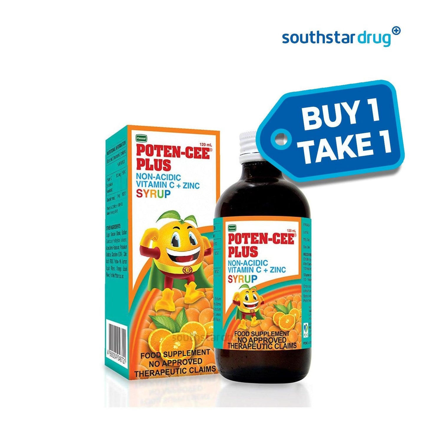 Potencee Plus 120ml Syrup Buy 1 Take 1 - Southstar Drug