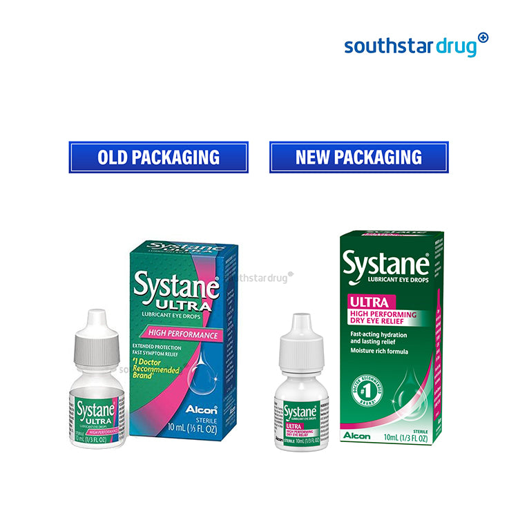 Systane Ultra Lubricant Eye Drops 10mL bottle eye comfort