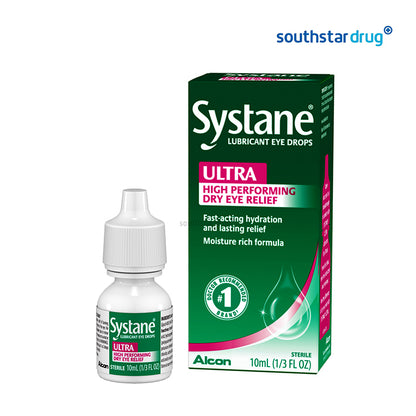Systane Ultra Lubricant Eye Drops 10mL bottle eye comfort