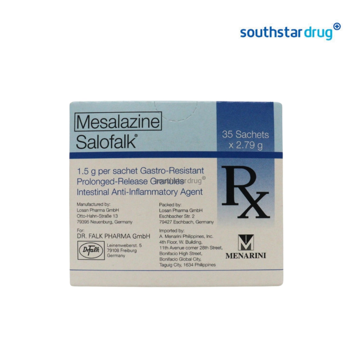 Rx: Salofalk 1.5g Granules 2.7g