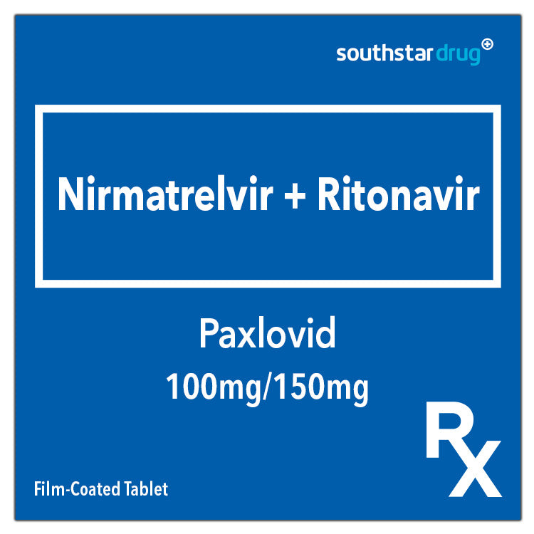Rx: Paxlovid 100mg/150mg Film-Coated Tablet - 30s