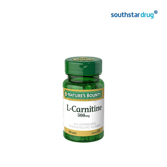 Nature's Bounty 500mg L-Carnitine Caplet - 30s - Southstar Drug