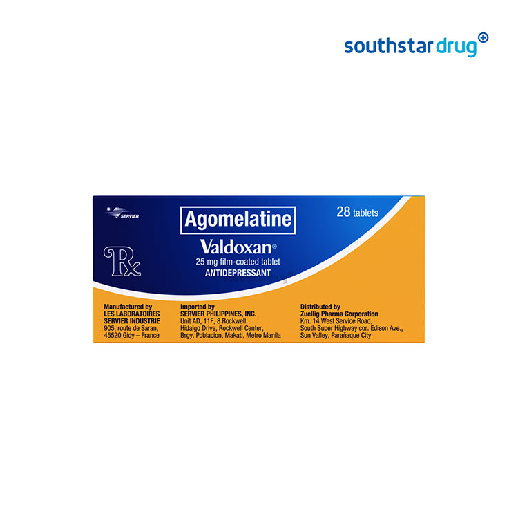 Rx: Valdoxan 25mg Tablet