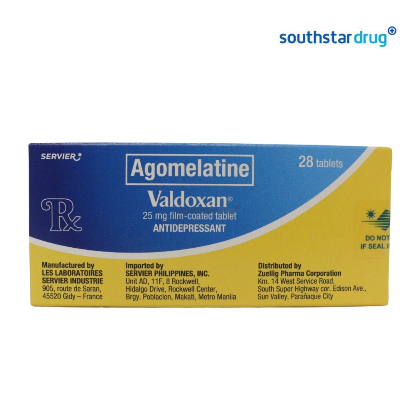 Rx: Valdoxan 25mg Tablet